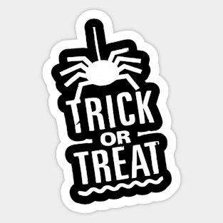 Trick or Treat Spider Sticker